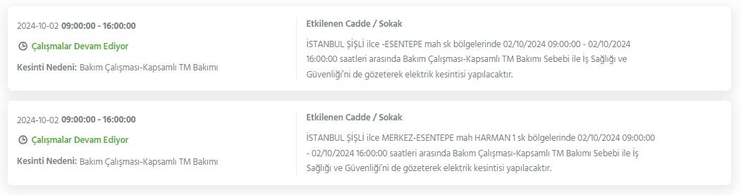 İstanbul'un 19 ilçesinde 8 saati bulacak elektrik kesintileri yaşanacak 5